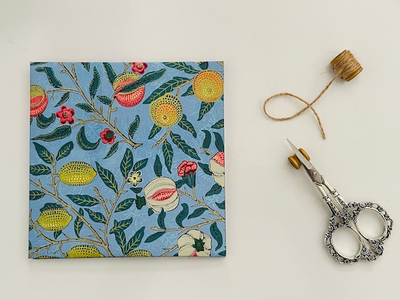 William Morris Pomegranate Fruit Pattern ca. 1866 Vintage Style Wrapping Paper Large Sheet of Gift Wrap Vintage Design Christmas Weddings