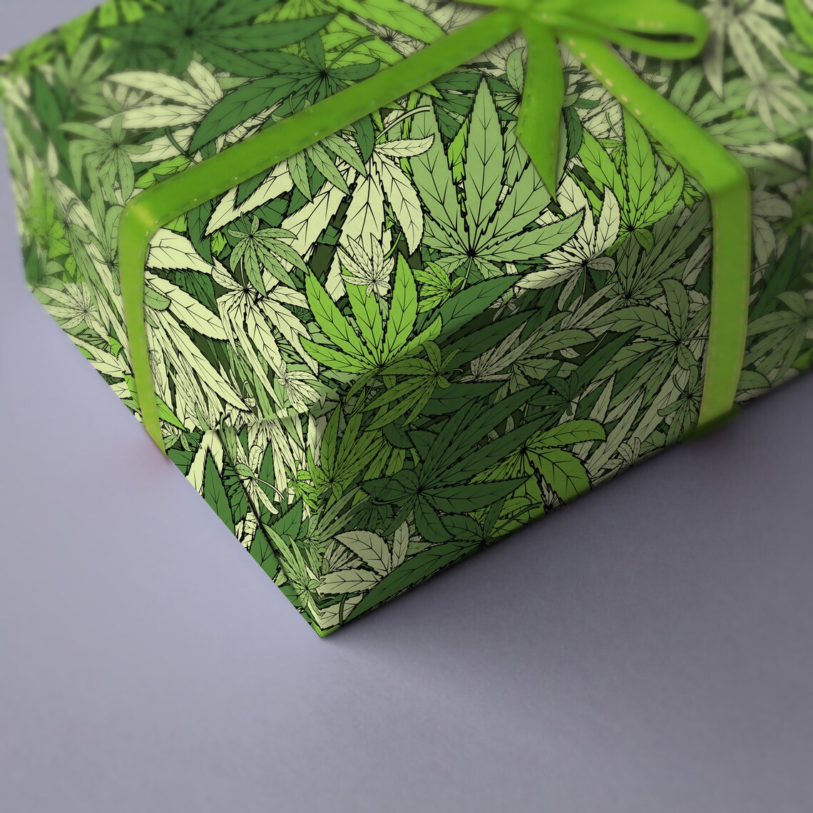 Cannabis Camouflage Wrapping Paper Marijuana Gift Wrap Grass Etsy