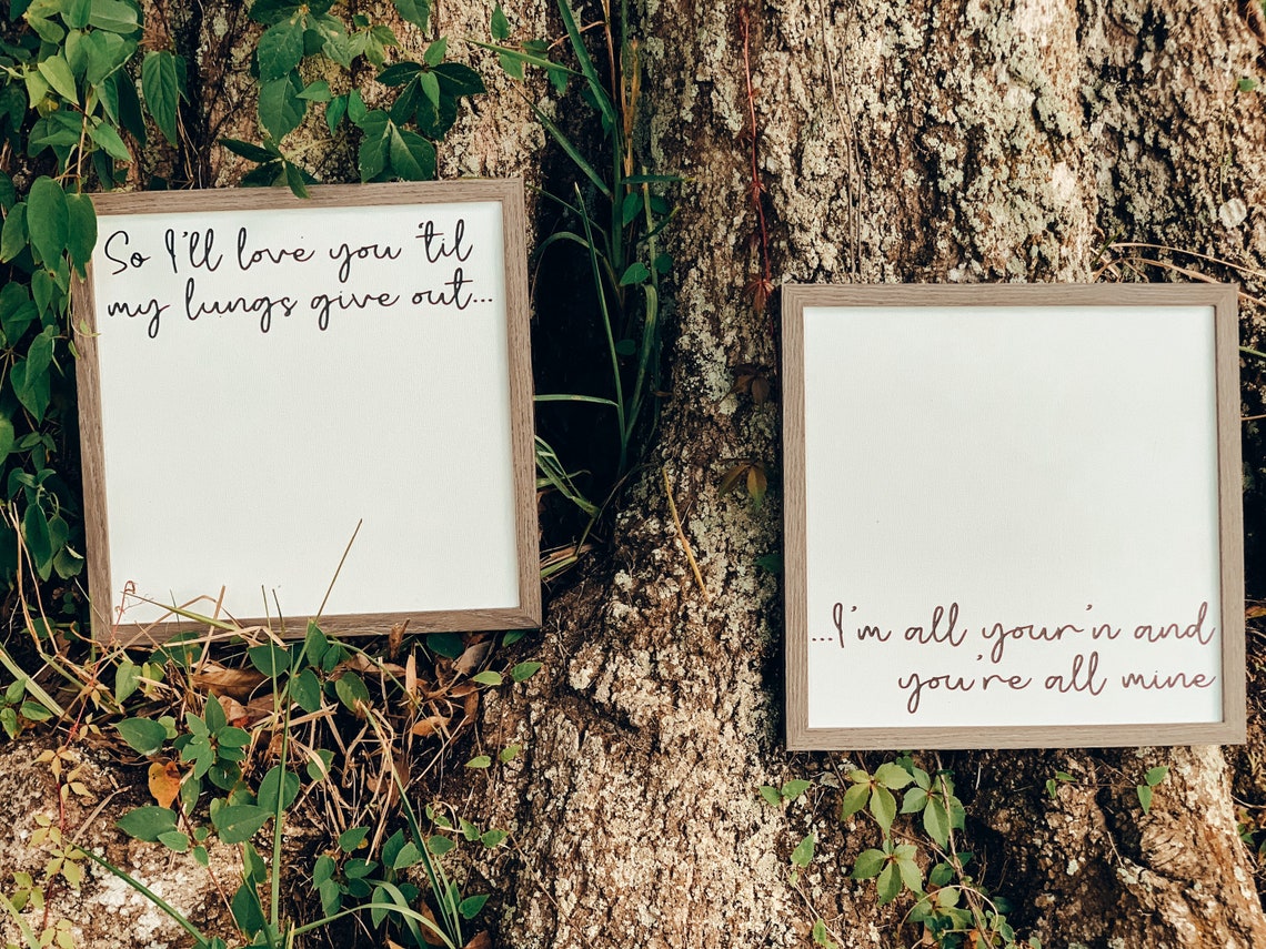 Tyler Childers Lyrics Signs All Yourn Wall Signs Wall Etsy