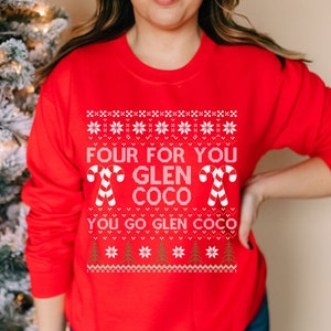 Mean Girls Christmas Jumper | Four For You Glen Coco, Mean Girls Shirt, Ugly Christmas Sweater, Christmas Sweater
