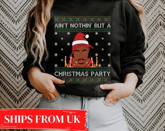 2pac christmas sweater