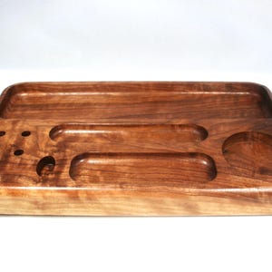 Beautiful Curly Walnut Rolling Tray