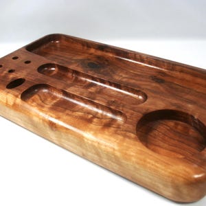 Curly Walnut Rolling Tray