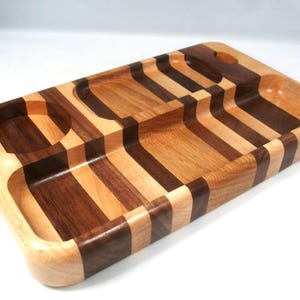 Multi Hardwood Rolling Tray