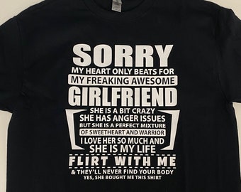 Freaking Awesome Girlfriend | T Shirt, Perfect Gift for Boyfriend