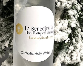 Catholic exorcised Holy Water gifted with spray bottle free refills always 8 oz  #holywater #catholicholywater #exorcisedwater