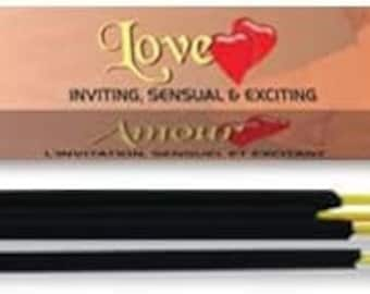 Love Amor incense 1 tube/hex of 20 sticks #loveincense