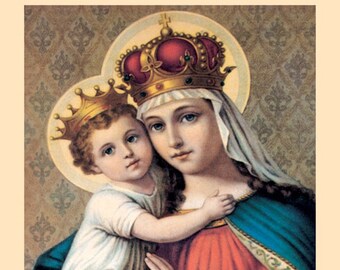 PDF download of Our lady of good remedy pray for us Catholic prayer card in English #prayercardspdf #ourladyofgoodremedyprayercard