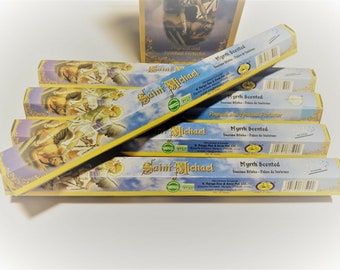 St. Michael Archangel Michael blessed incense one tube or hex of 20 sticks  #saintmichael #stmichael
