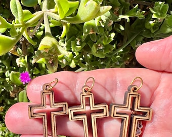 Bethlehem Holyland olivewood set of 3 handmade crosses #holylandcross #olivewood #handmadecross