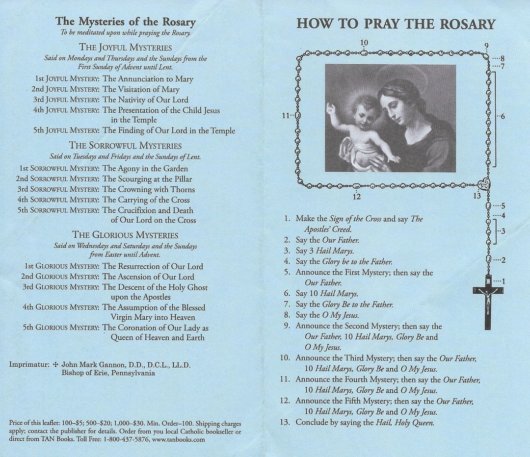 How to Pray the Rosary Original 3 Mysteries # ...