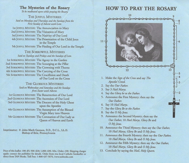 How to Pray the Rosary Original 3 Mysteries # ...