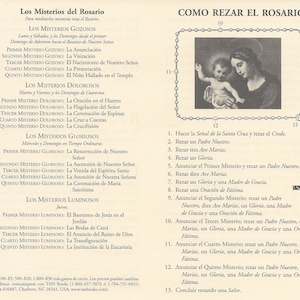 Cómo rezar el Rosario en español; jak odmawiać różaniec cyfrowy do pobrania w języku hiszpańskim #rosary #howtopraytherosary #virginmary
