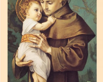 St. Anthony prayer card #stanthony #saintanthony #stanthonyprayercard #prayercards #saints