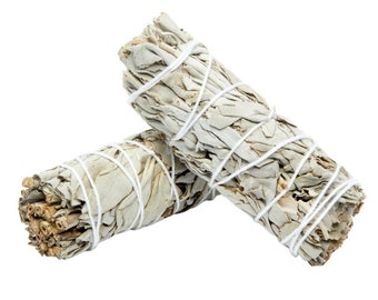 White Sage (2) bunch anointed for home & body cleansing  #whitesage #sagesticks #handmadesagesticks