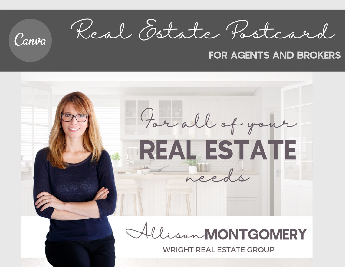 Real Estate Farming Postcard Canva Template Instant Download Etsy