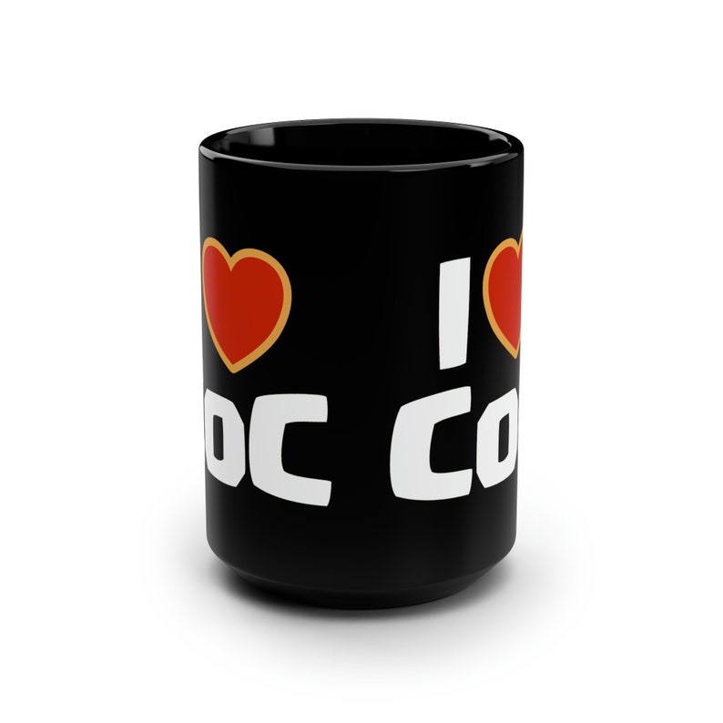 Me encanta la taza CoC, I Heart Clash of Clans Mug, divertida taza de Choque de clanes, taza de Clash Royale, regalo perfecto para el jugador de Choque de clanes imagen 2