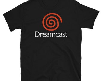 Sega Dreamcast Logo Unisex T-Shirt, Retro Console Shirt, Classic Sonic, Gifts for Gamers, Video Game Shirts