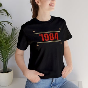 George Orwell 1984 Shirt, Vintage Literary Tee for Book Lovers, Orwellian Dystopian Future Literature Gift, Thought-Provoking Novel Quote
