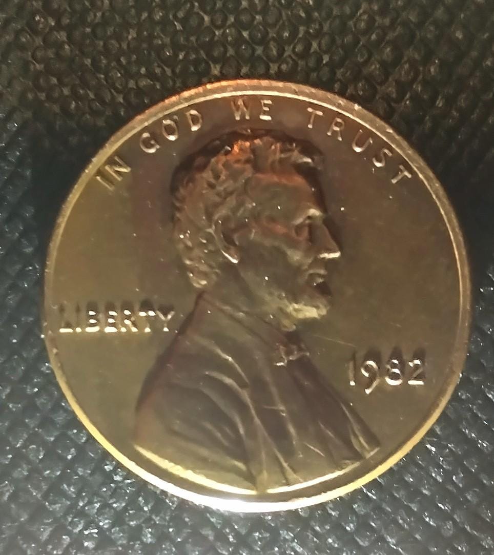 1982 penny small date - Etsy 日本