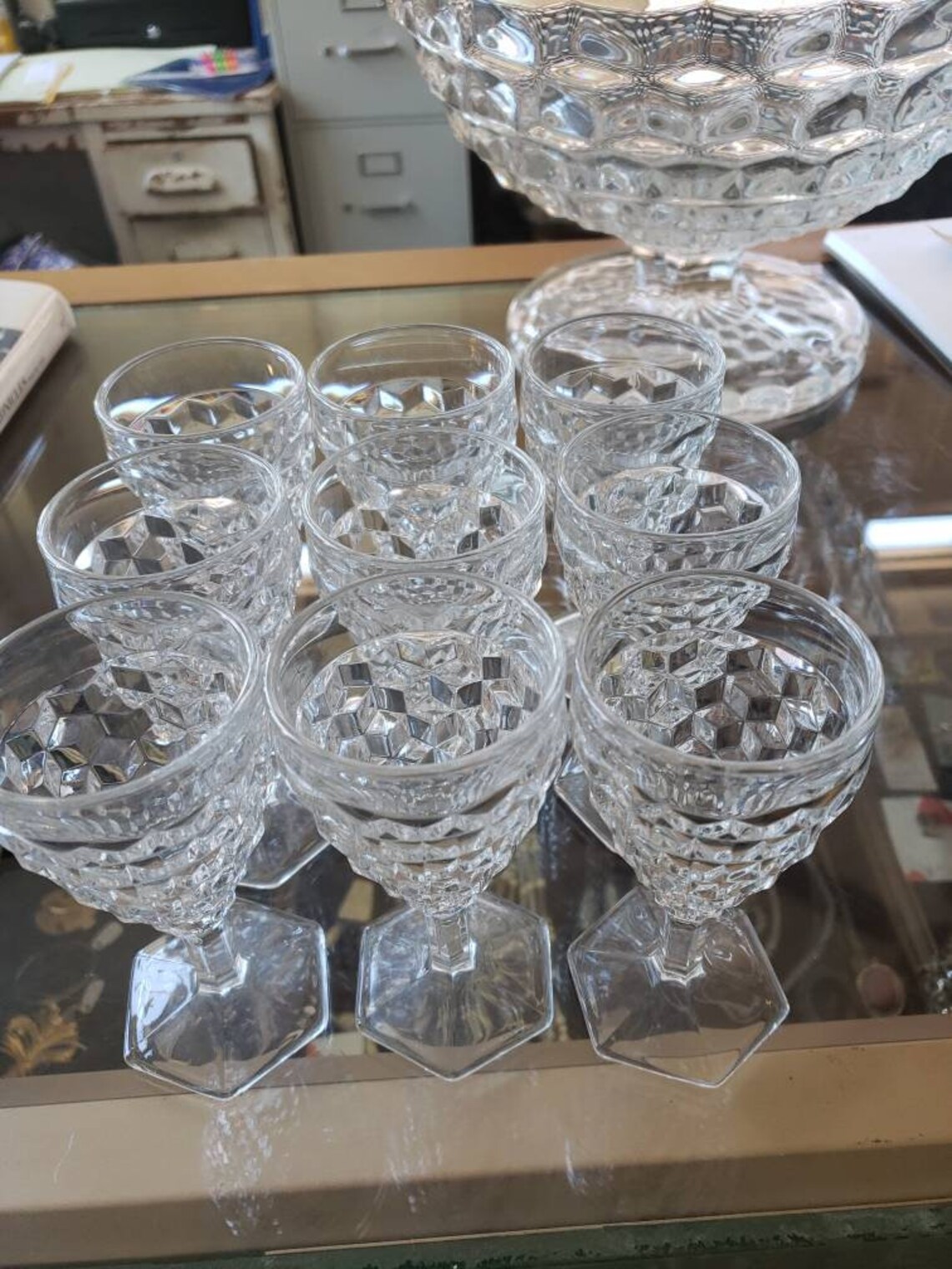 Fostoria American Cordials set of 9 Etsy