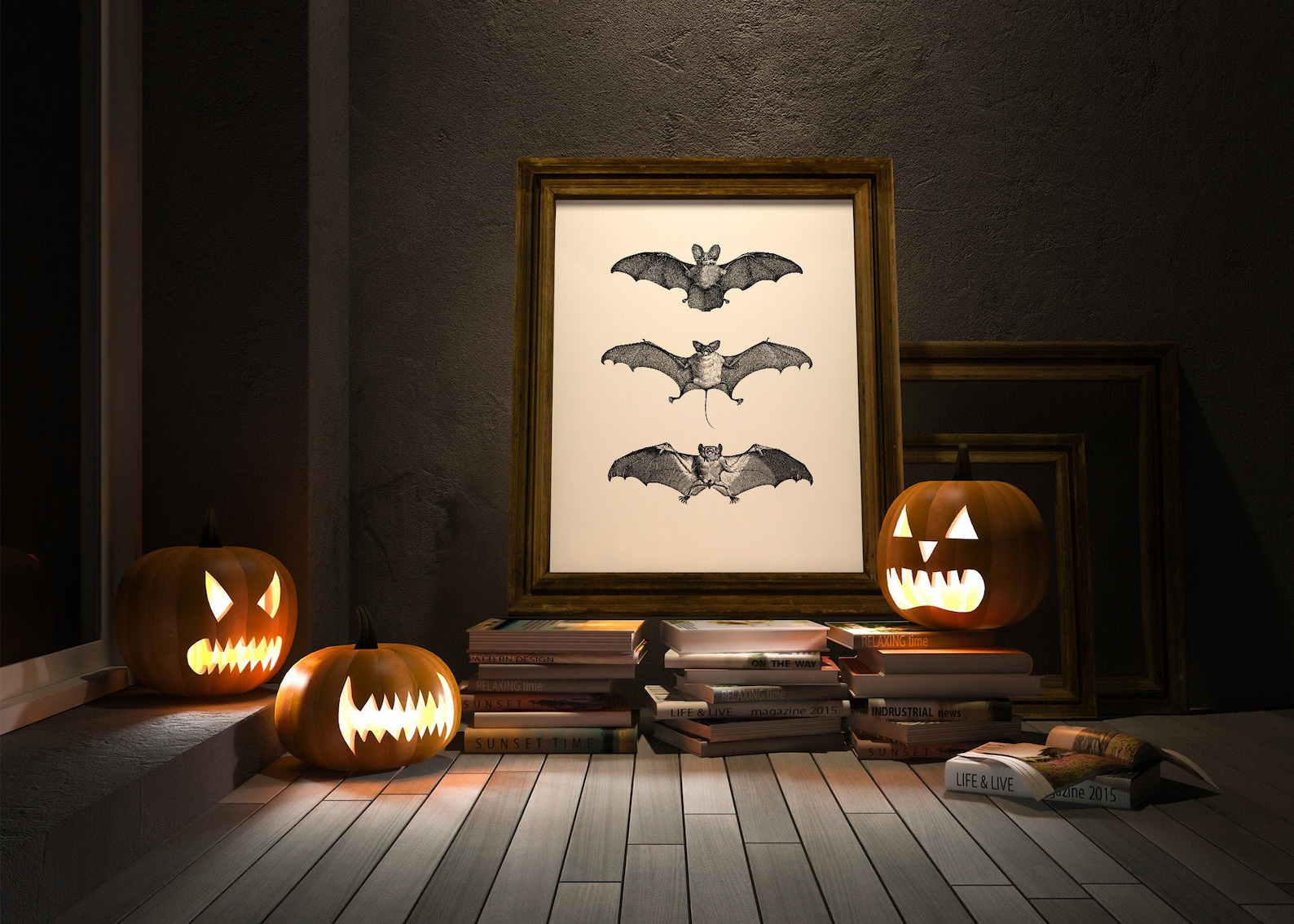 Halloween Wall Decor for Antique Halloween Halloween Etsy UK