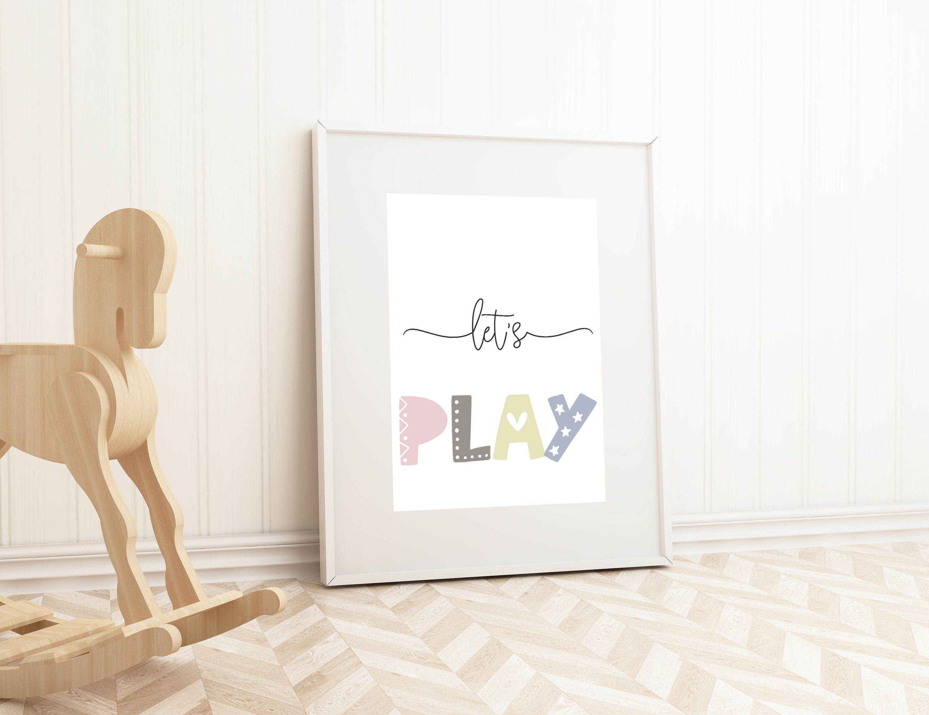 Let's Play Classroom Posters Downloadable Print for Kids | Etsy