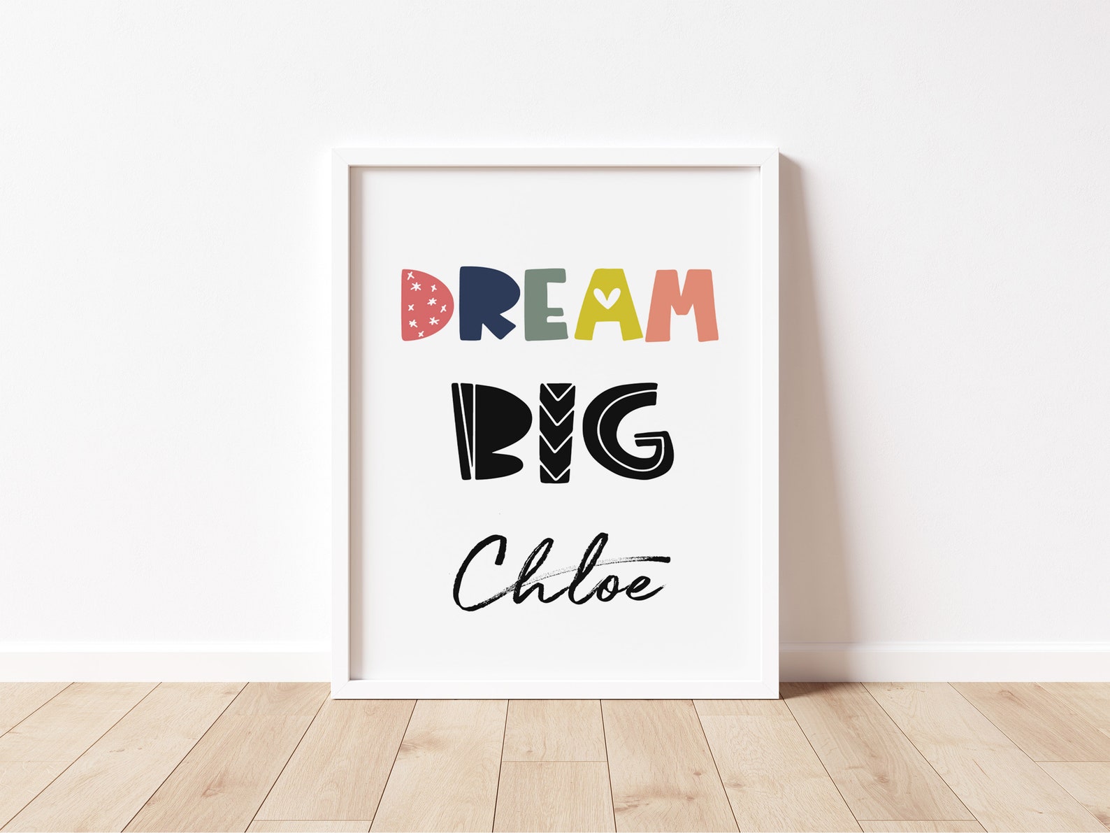 Dream Big Sign Dream Big Little One Custom Art for | Etsy