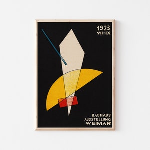 Bauhaus Print, Bauhaus Poster, Bauhaus Wall Art, Museum Poster, Mid Century Poster, Minimalist Art, Vintage Art , *Instant Download