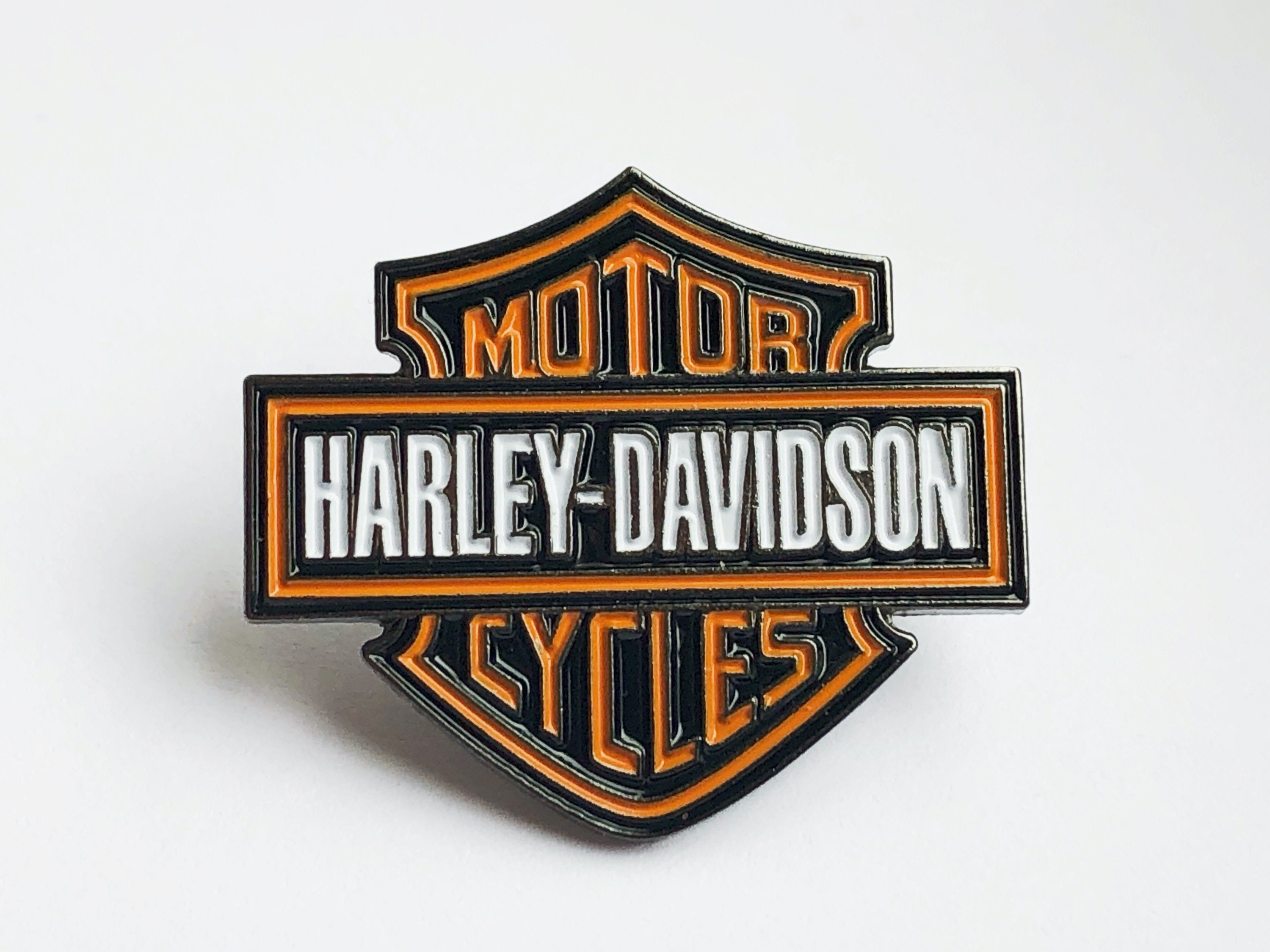 HARLEY DAVIDSON Enamel Lapel Metal Pin Badge Motorcycles Etsy
