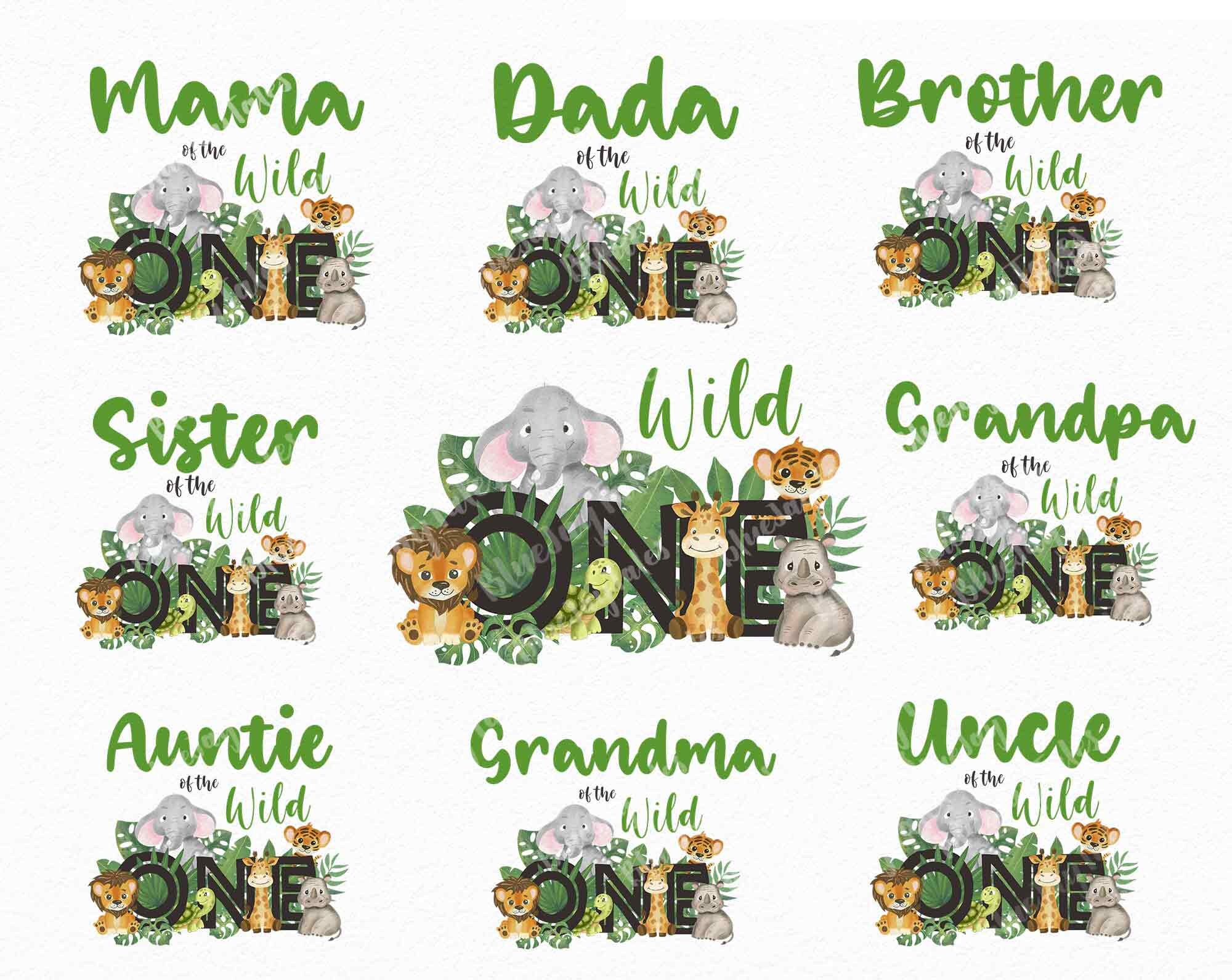 Wild One, Family Matching Shirts sublimation PNG file, Mom and Dad of…