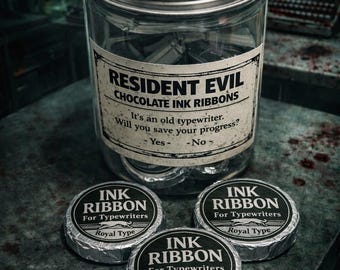 Jarra de tinta de chocolate inspirada en Resident Evil Requiem: coleccionable de terror comestible