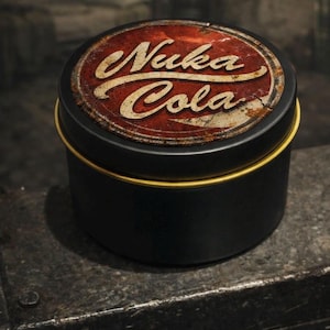 Fallout-Inspired Nuka Cola Candle | Post-Apocalyptic Decor | Gamer Gift | Wasteland Aesthetic Candle