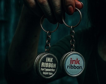 Llaveros de cinta de tinta inspirados en Resident Evil – Coleccionables de Save Point