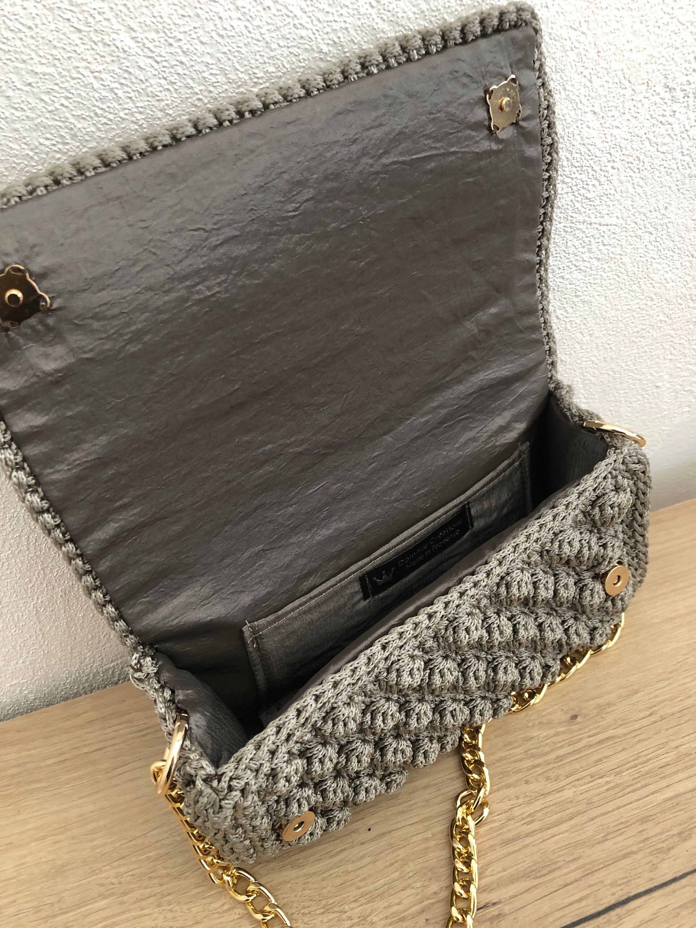 Taupe clutch bags for weddings sale
