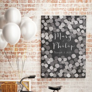 Modern Guest book chalk, hipster guestbook black, custom guest book, boho guest book ideas, wish guest book