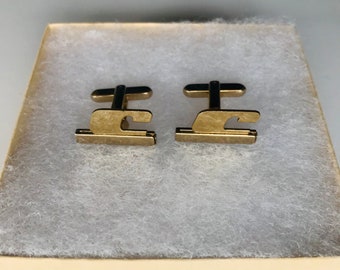 Vintage Hickok USA Gold "C" Cufflinks