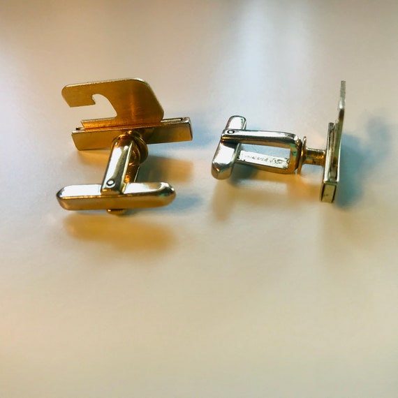 Vintage Hickok USA Gold "C" Cufflinks - image 3