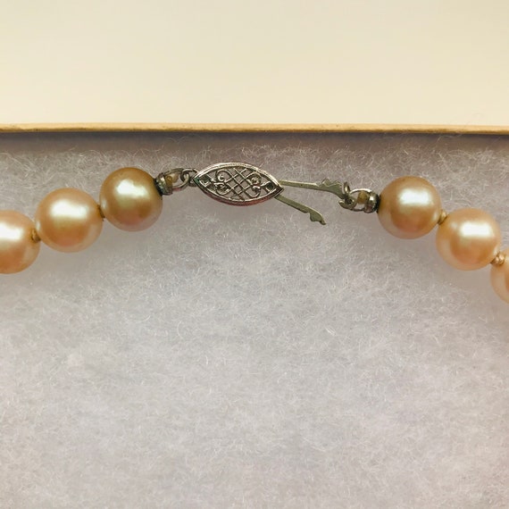 Pearl Costume Jewelry Necklace - image 2