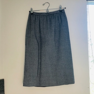 Vintage Navy & White Striped Skirt