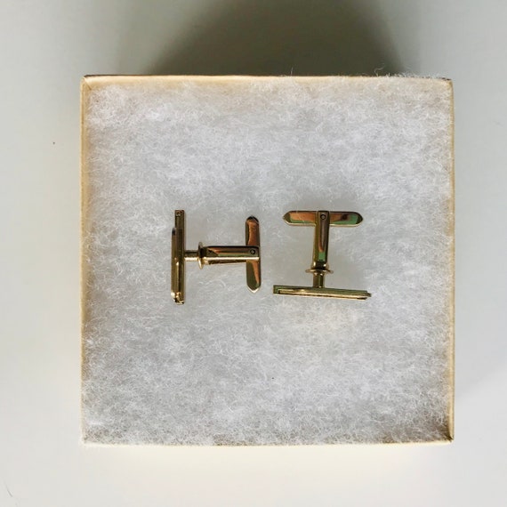 Vintage Hickok USA Gold "C" Cufflinks - image 4