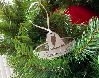 Cozumel Ornament, Cozumel Christmas Ornament, Cozumel Christmas, Cozumel Souvenir