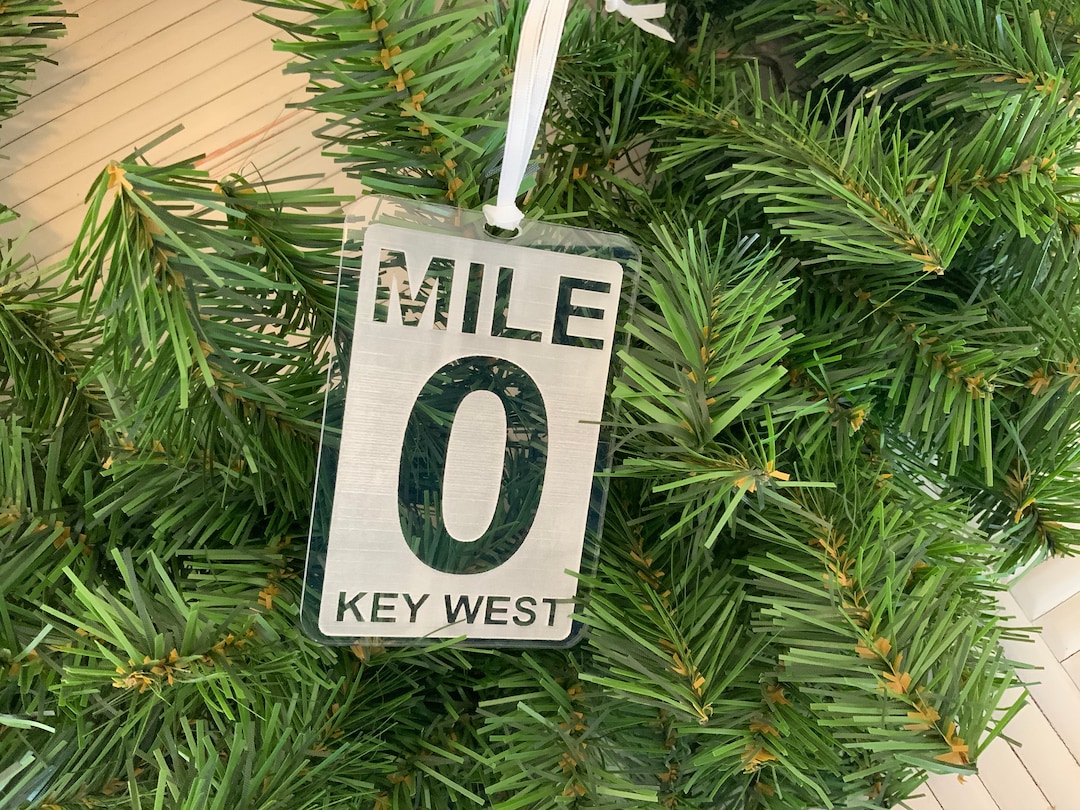 Key West, Key West Ornament, Mile Post 0, Mile Post 0 Ornament, Florida