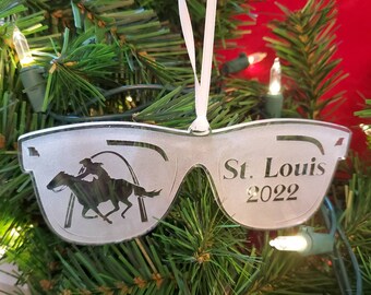 St. Louis Missouri Christmas Ornament, St Louis Gateway Arch, St Louis Lewis and Clark, St. Louis Christmas Souvenir, St. Louis Gift