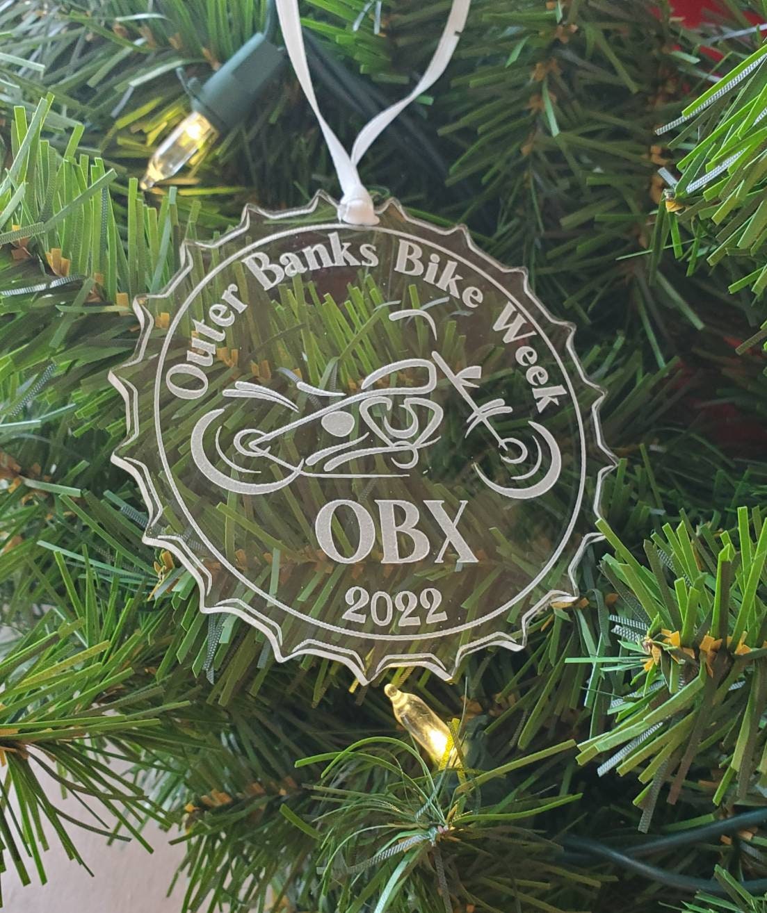 OBX Bike Week Ornament, Outer Banks Bike Week Ornament, OBX Bike Week 2022, Outer  Banks Bike Week 2022, OBX Bike Rally, Outer Banks Bikes 