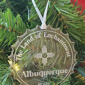 Albuquerque Bottle Cap Ornament, Albuquerque Balloon Festival Ornament, Albuquerque Balloon Festival Souvenir, Albuquerque Christmas Gift