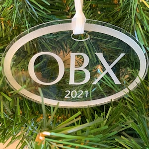 Outer Banks Christmas 2022 Outer Banks Ornament Obx Christmas Ornament Christmas Tree | Etsy