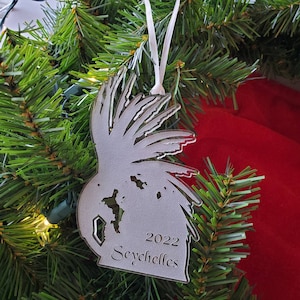Seychelles Ornament, Seychelles Islands Ornament, Seychelle Islands Souvenir, The Seychelles, Seychelle Islands Gift, Seychelles Christmas