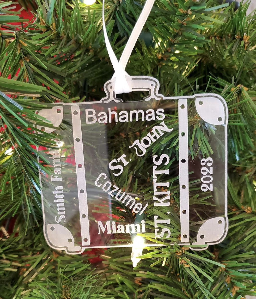 Travel Suitcase Ornament Baggage Ornament Luggage Ornament Etsy