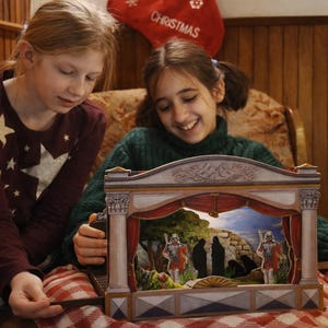 Christian Easter Shadow Play Bible Storytelling Set Nativity Compatible Holy Week Resurrection Activity